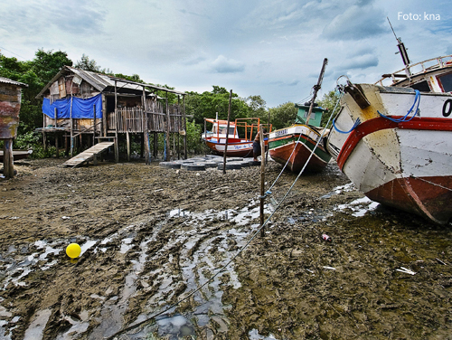 Trockene Flüsse im Bundesstaat Amazonas, in der Nähe von Manaus