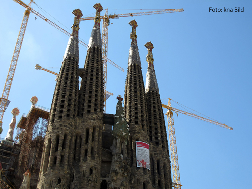 Die Sagrada Familia in Barcelona