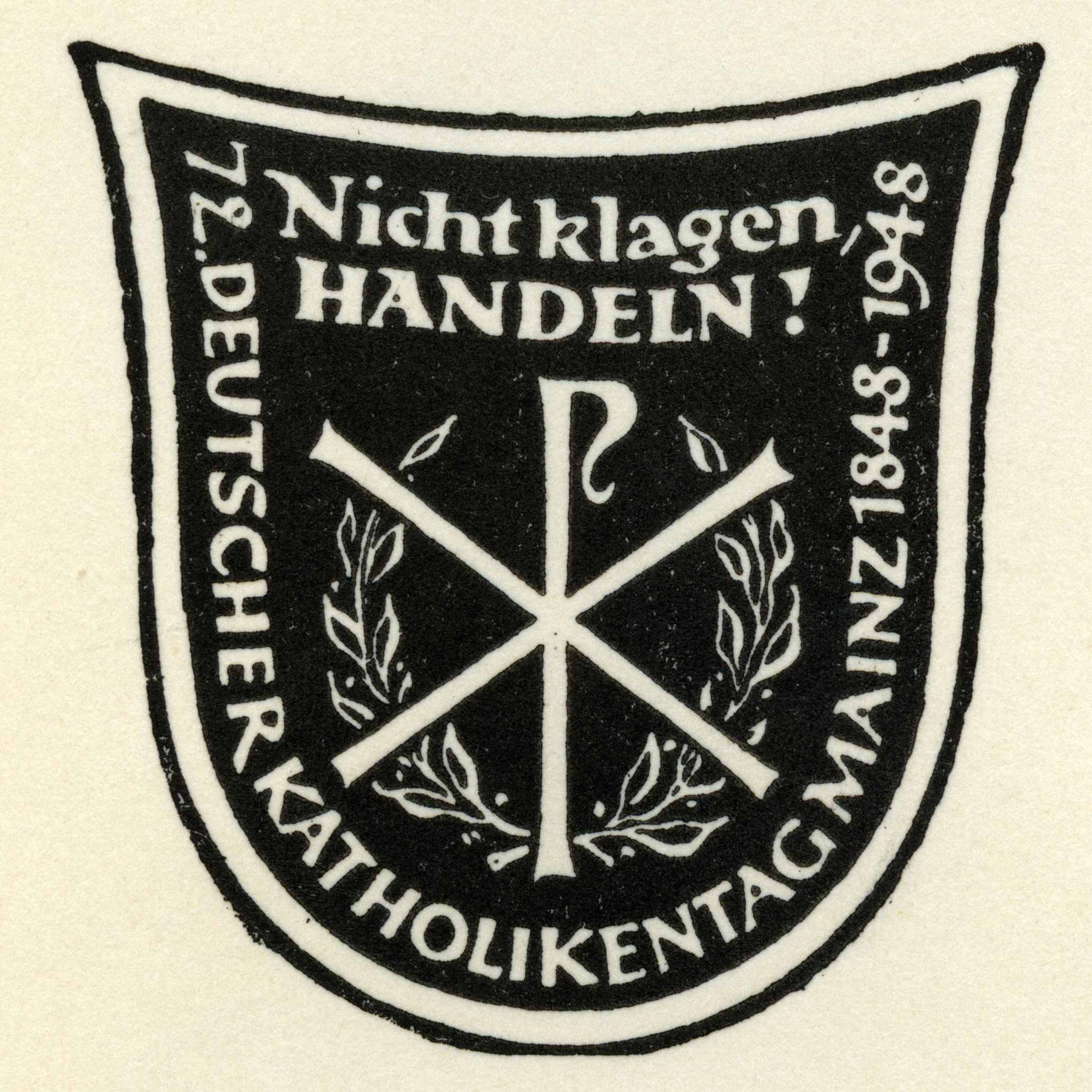 Plakette Katholikentag 1948