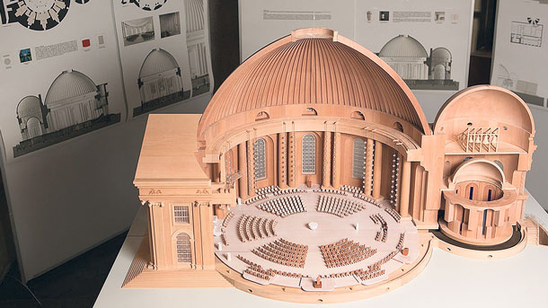 Modell der umgebauten Sankt Hedwigs-Kathedrale