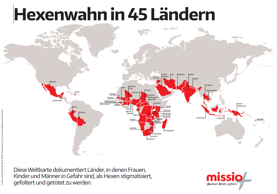 Hexenverfolgung weltweit