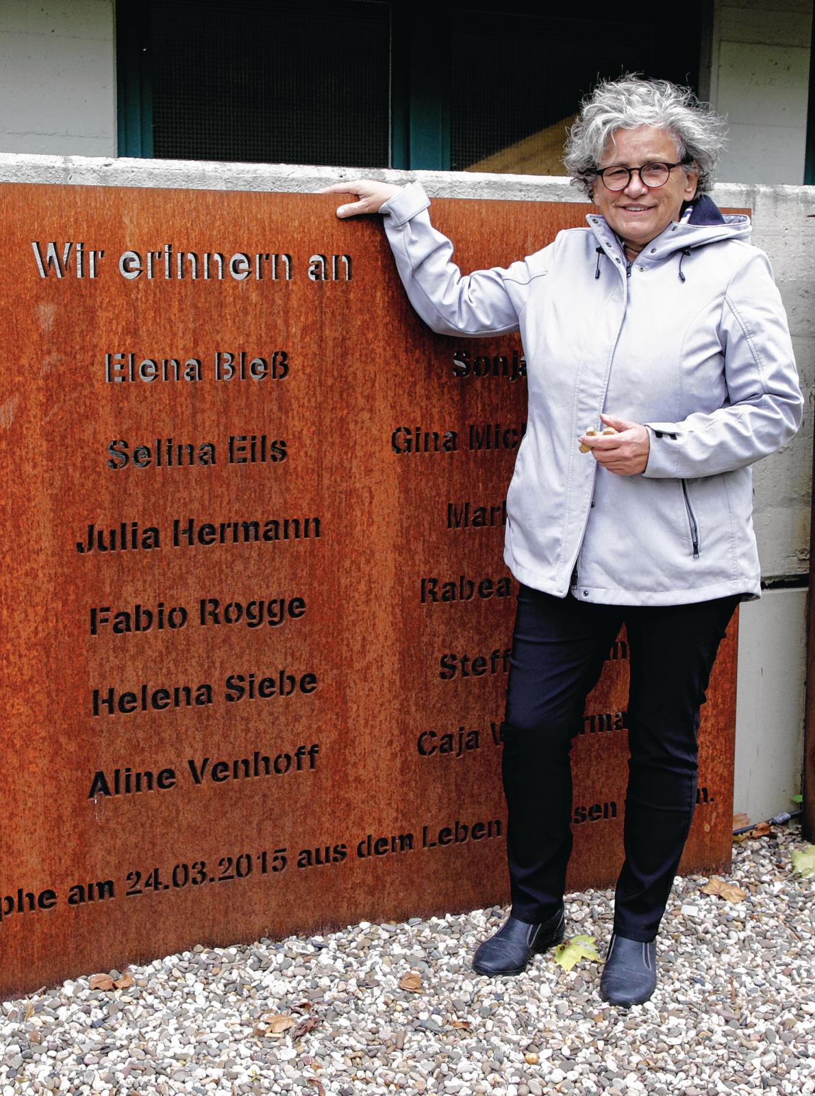 Cäcilia Scholten, Gedenktafel