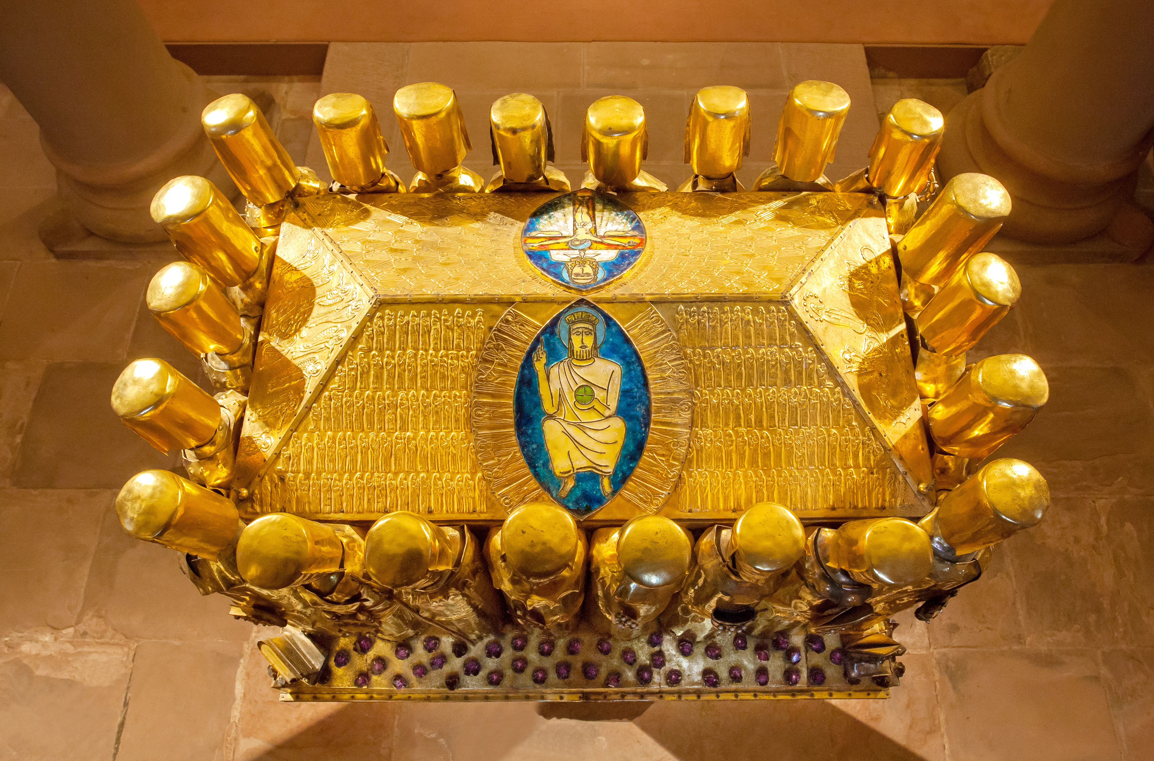 Der Schrein in der Ostkrypta des Mainzer Doms