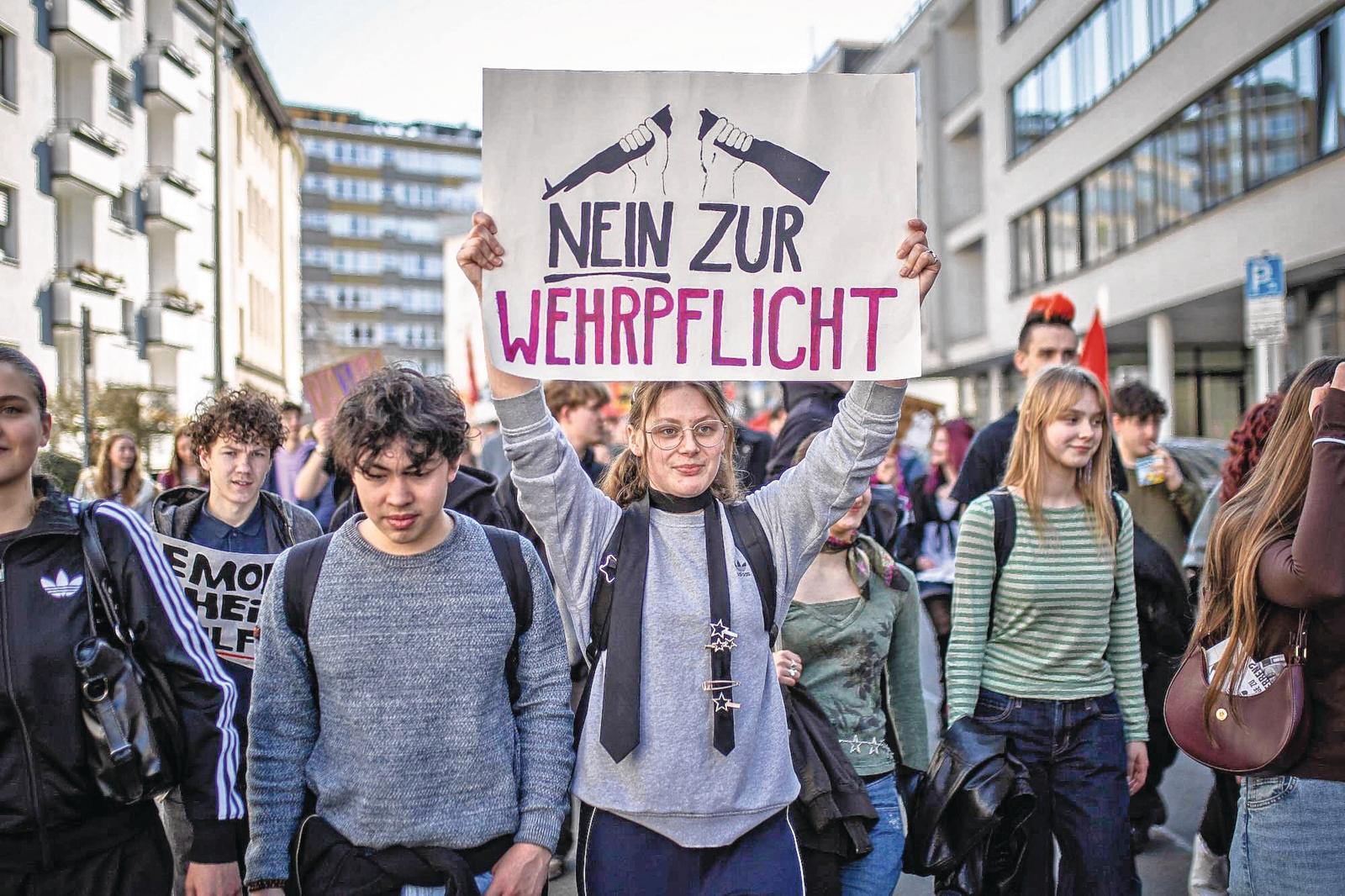 Protest gegen Wehrpflicht