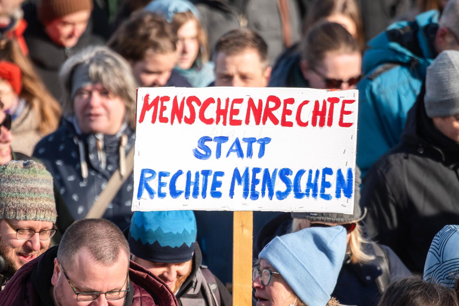 Protest gegen AfD