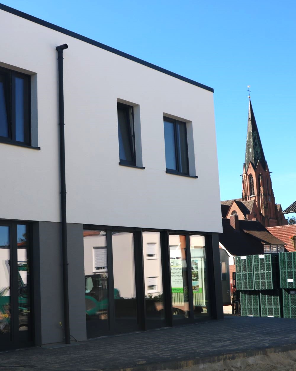 Blick auf die St.-Anna-Kirche in Twistringen
