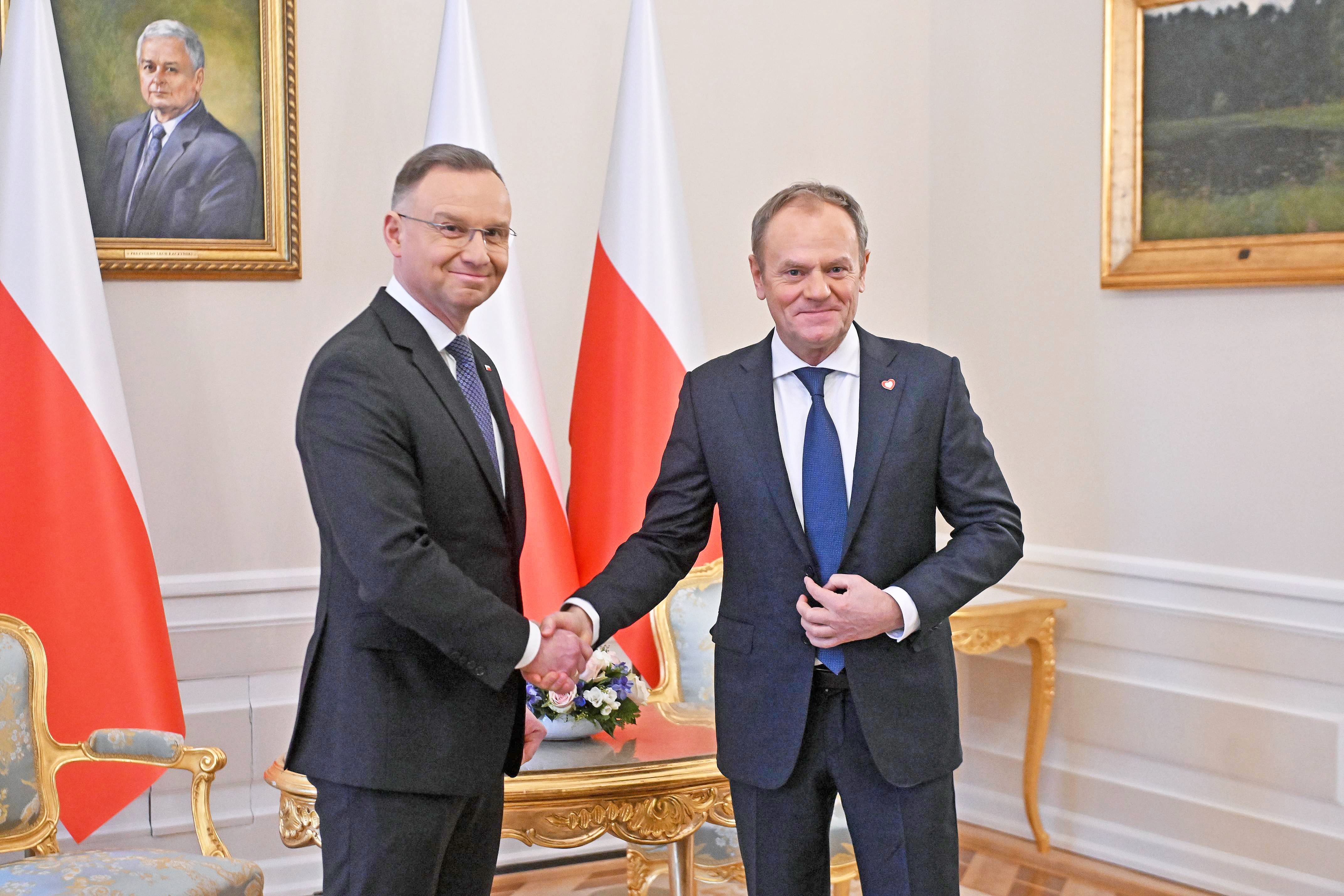 Andrzej Duda und Donald Tusk