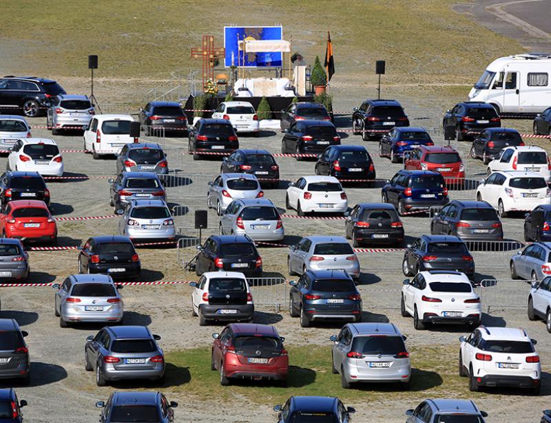 Kein Autokino, sondern Messe