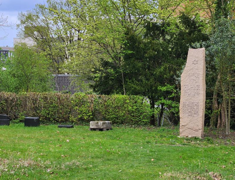 Erinnerung an jüdischen Friedhof