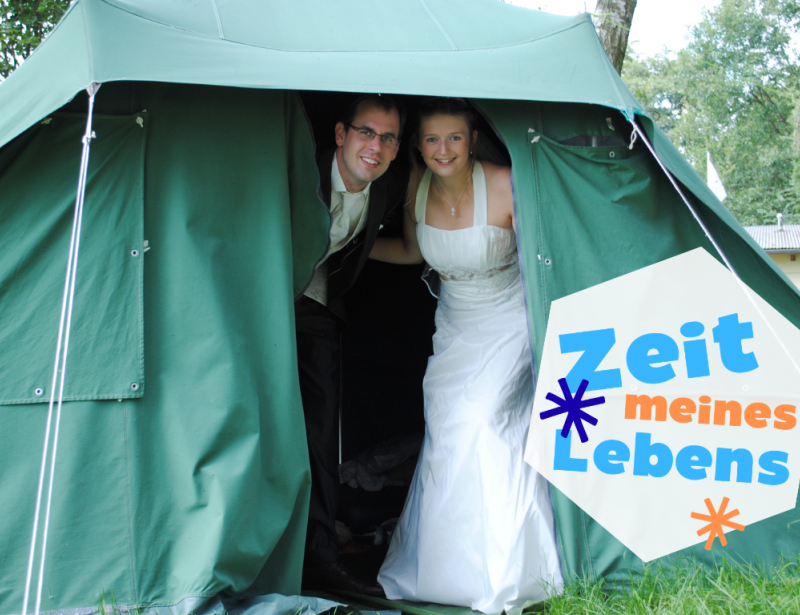 Flitterwochen im Zeltlager