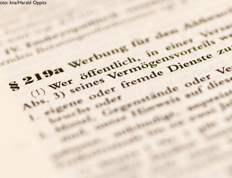 Werbeverbot bei Schwangerschaftsabbruch