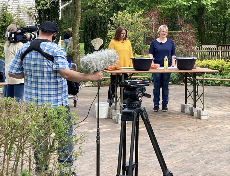 Kartoffelsuppe am Lagerfeuer