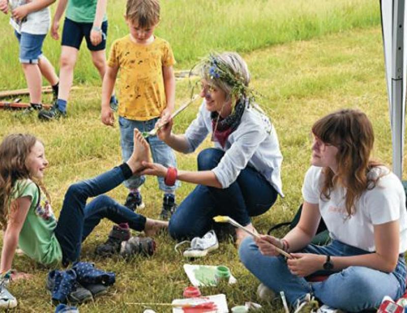 Auch die Kleinsten dürfen mit