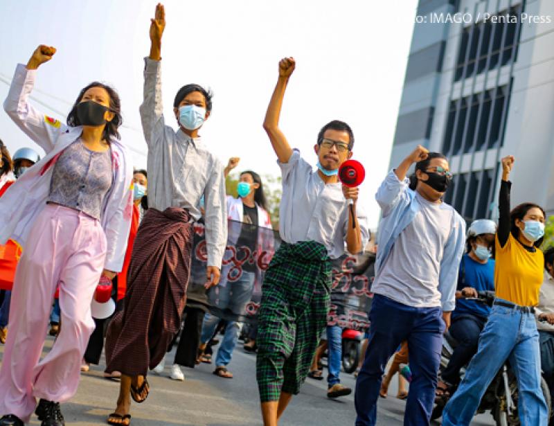 Gegen die Gewalt des Militärs