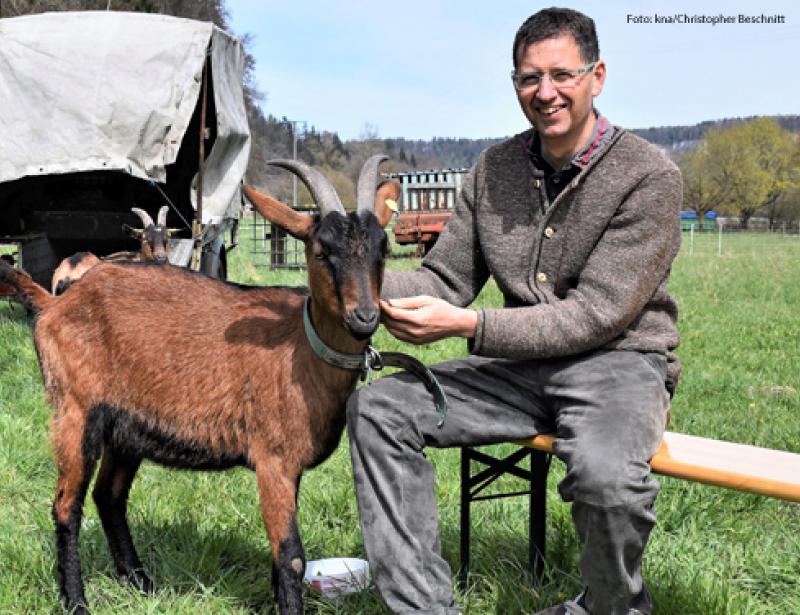 Nur die Ziegen hören zu 
