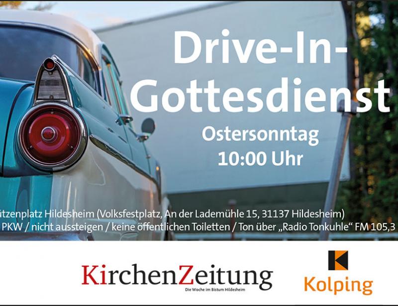 "Drive-In-Gottesdienst“ in Hildesheim