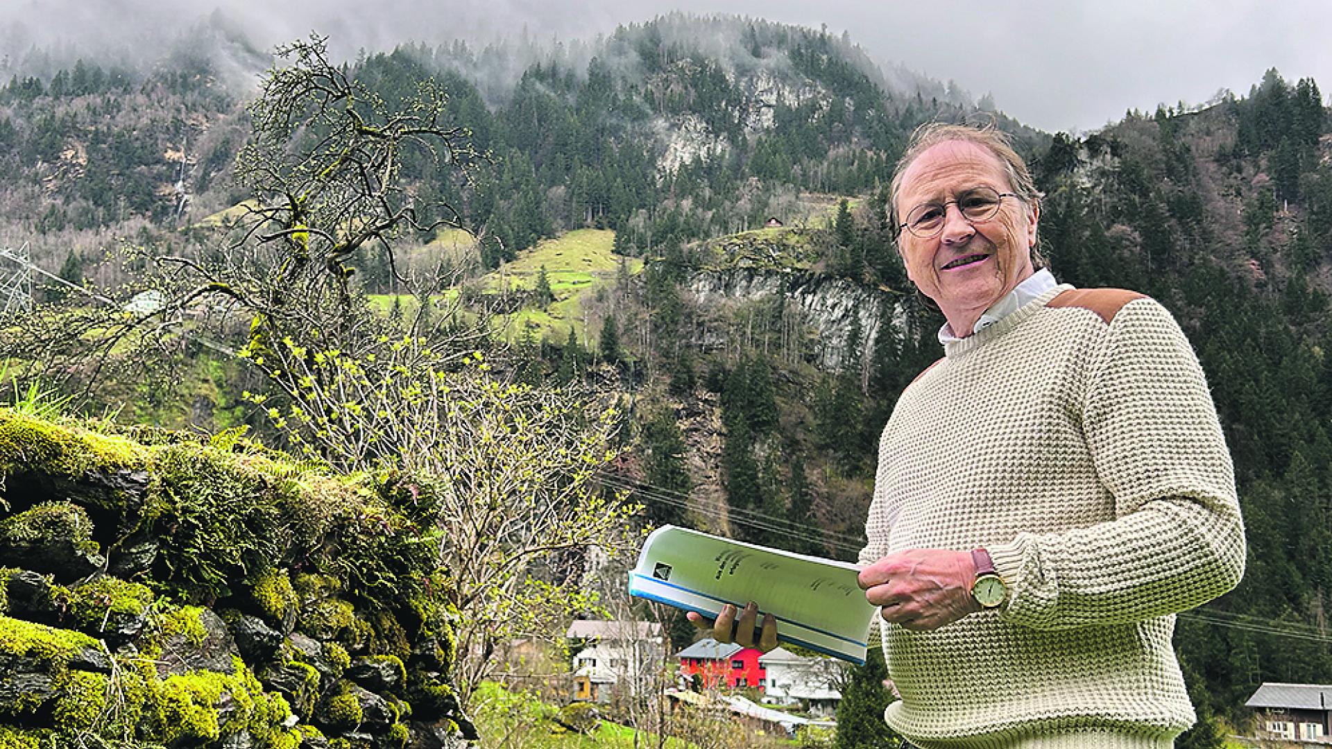 Adrian Aellig erforscht Gotthards Leben und wird ihm in den Schweizer Bergen eine Kapelle bauen.