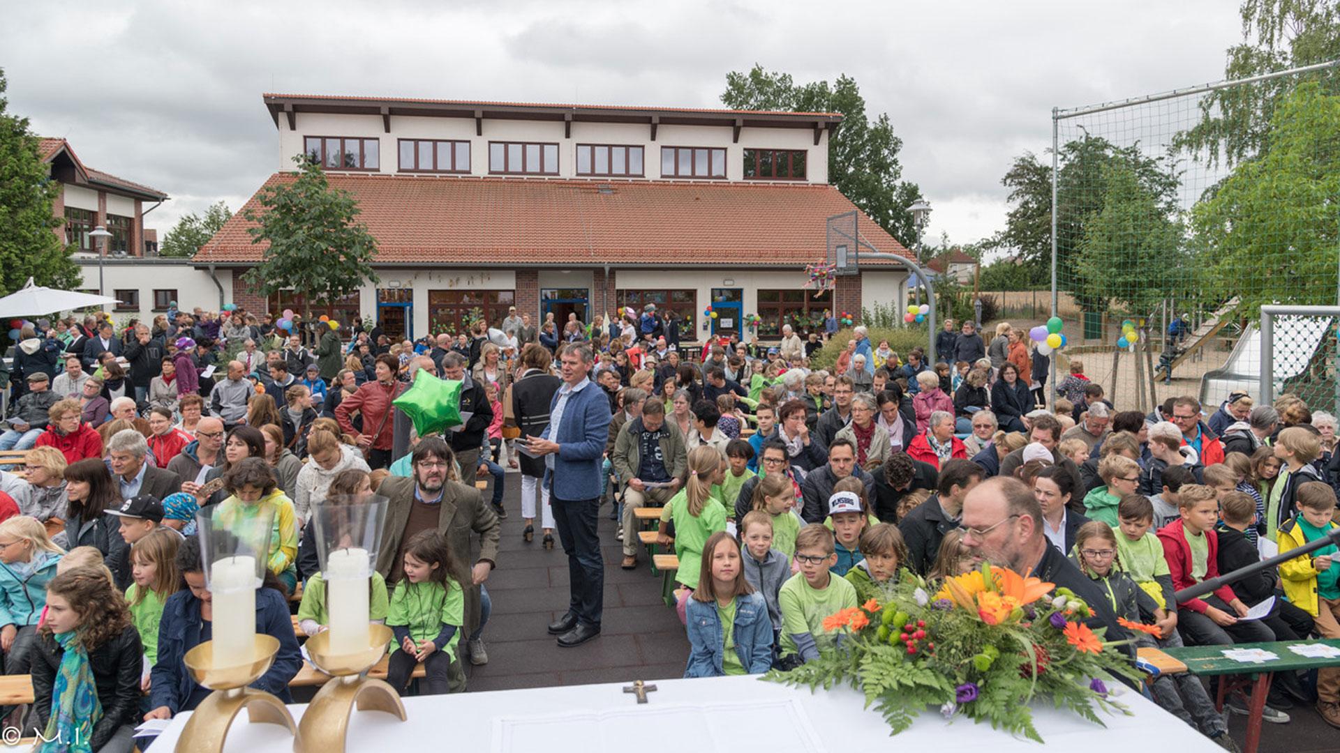 Festgottesdienst beim Kunst- und Kulturfest 2018 der katholischen Grundschule Petershagen