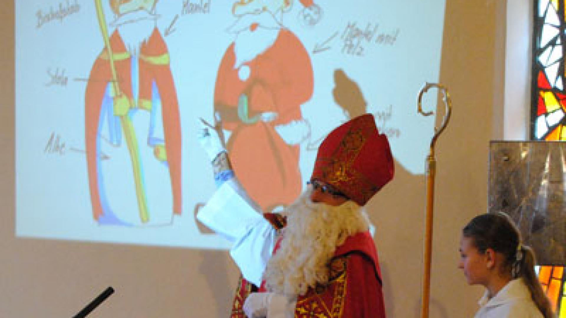Nikolaus-Weihnachtsmann-Vergleich