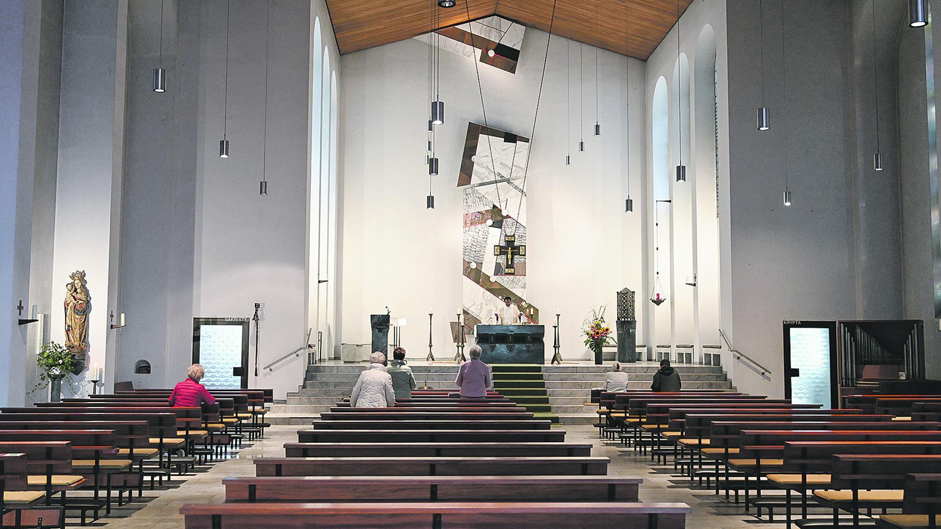 Der Gottesdienstbesuch ist überall zurückgegangen.