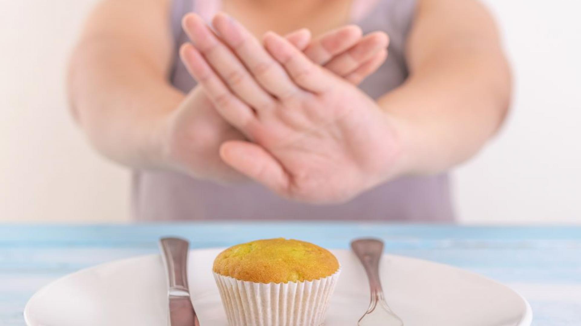 Muffin auf einem Teller