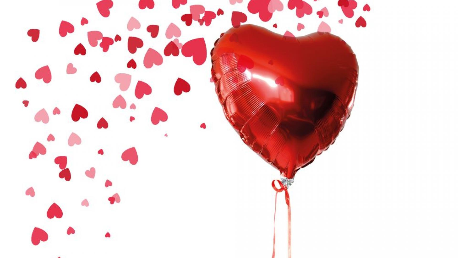 Luftballon in Herzform