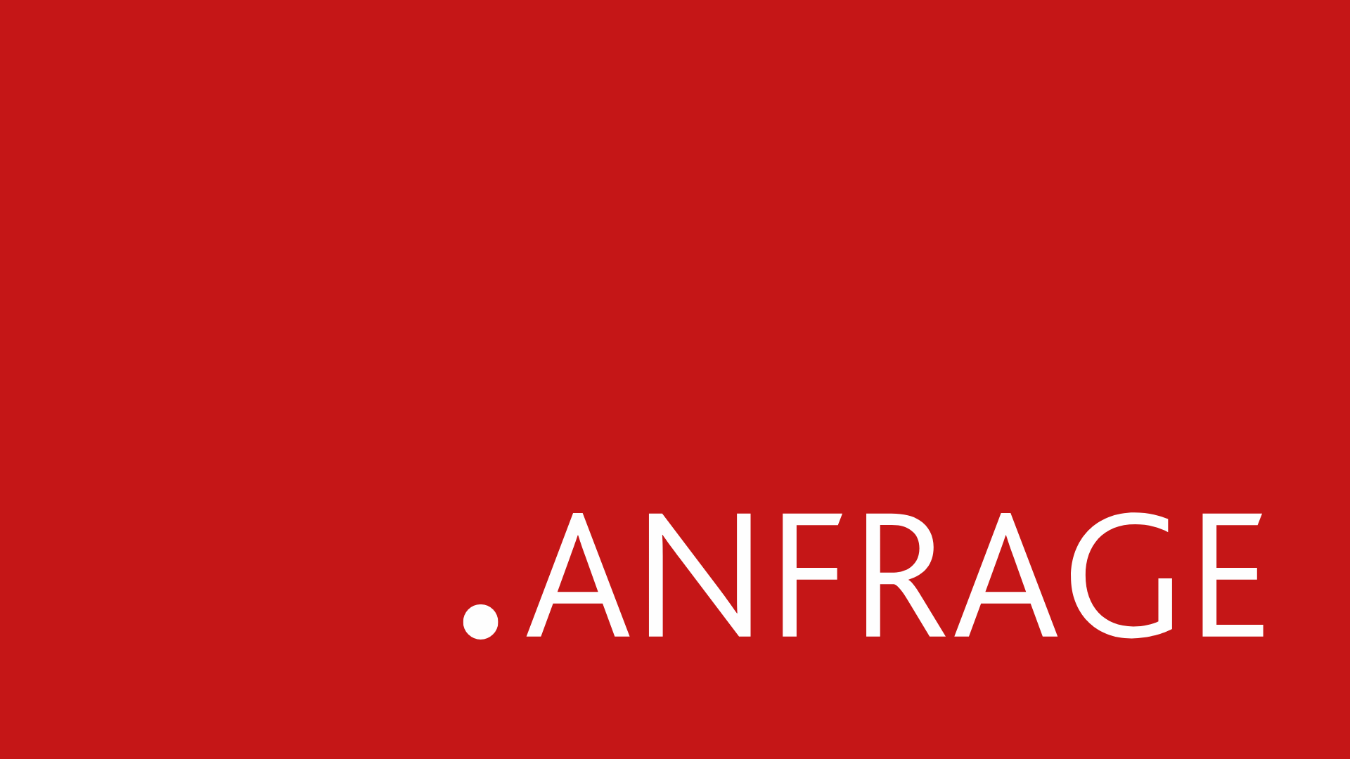 Anfrage 