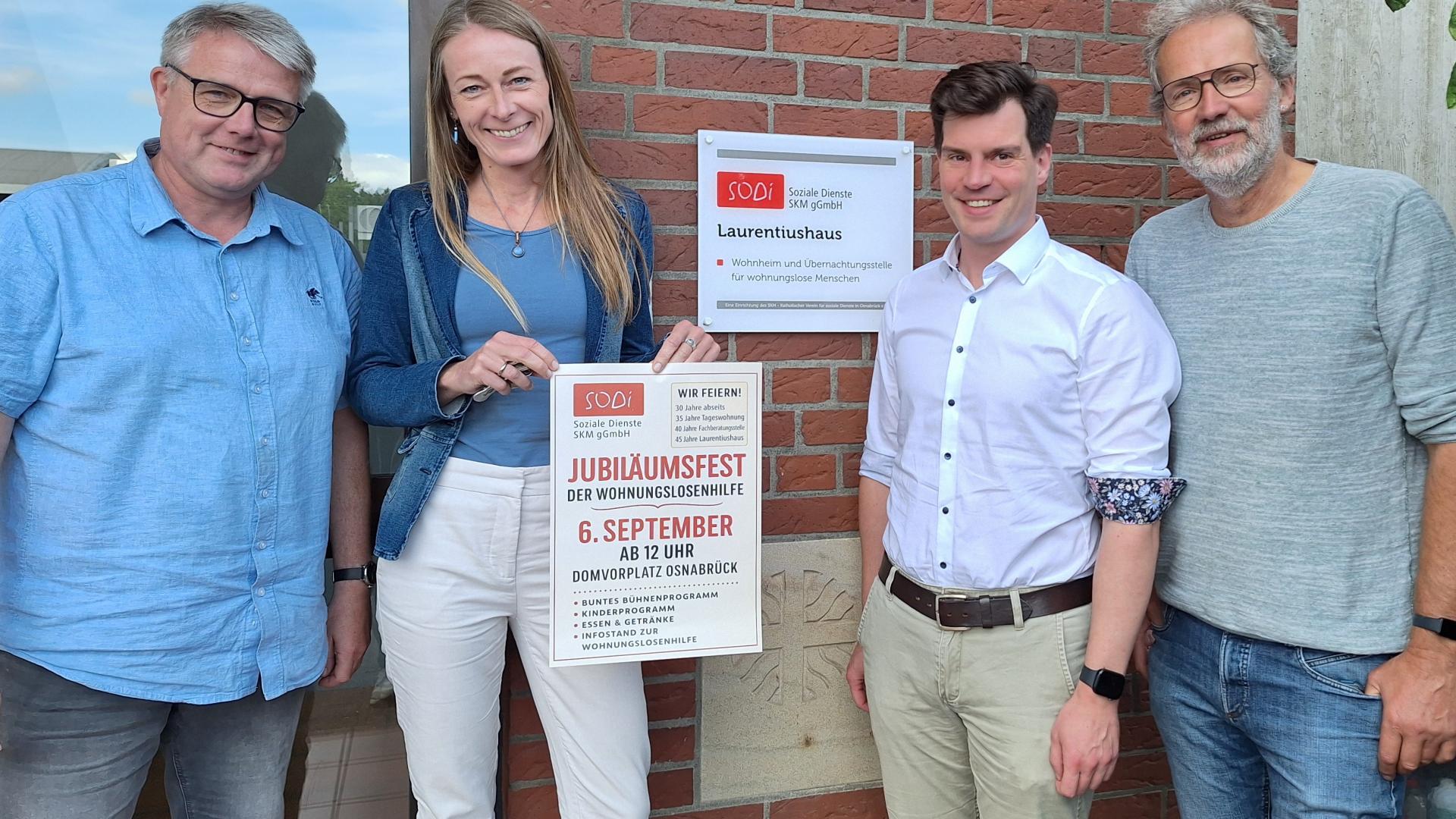 Jubiläum Wohnungslosenhilfe