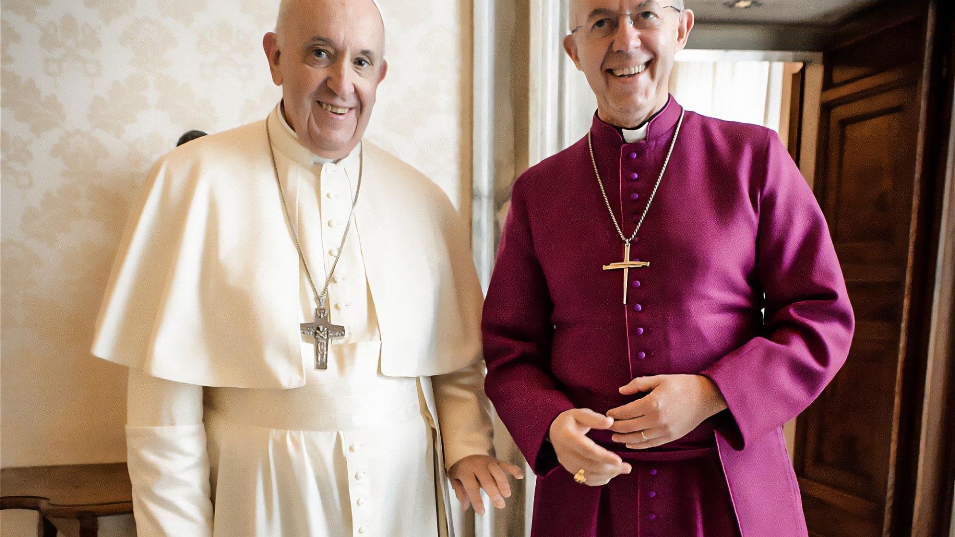  Papst Franziskus und Justin Welby