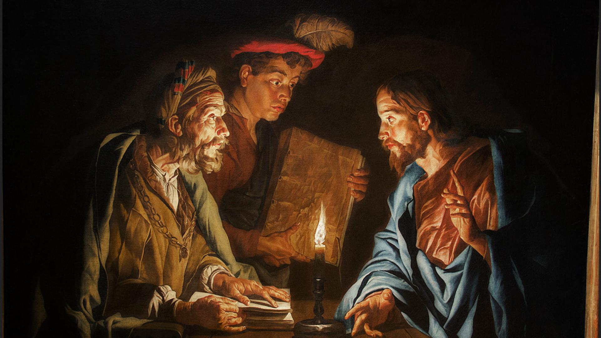 Christus und Nikodemus