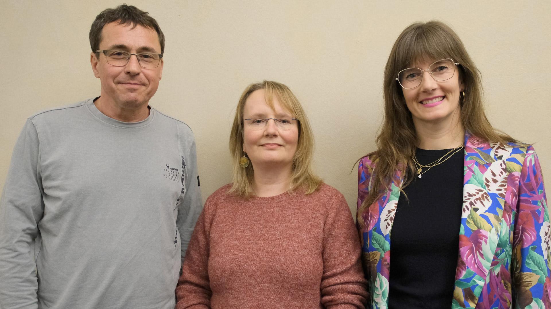 Falkmar Ratzmann, Annett Schödl und Josefa Tiefensee