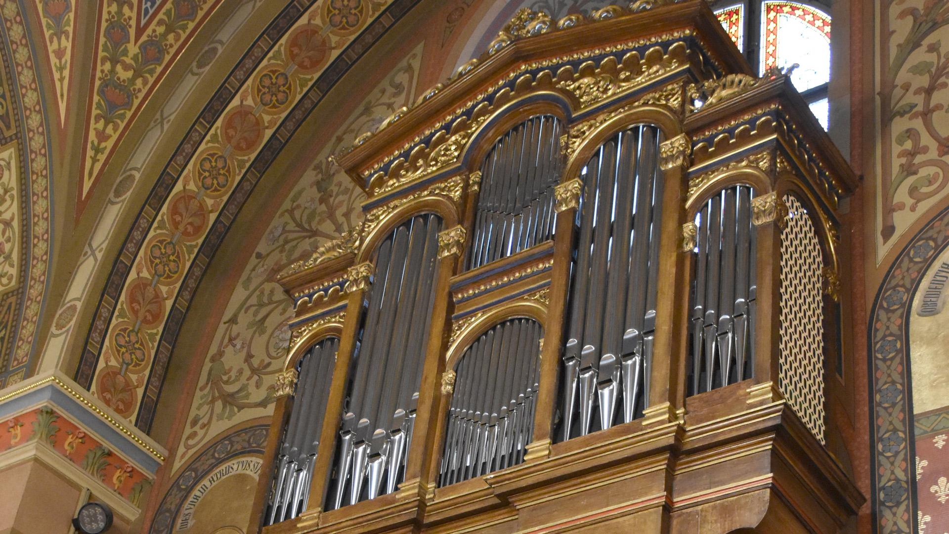 Teil der neuen Orgel im Kloster St. Marienthal
