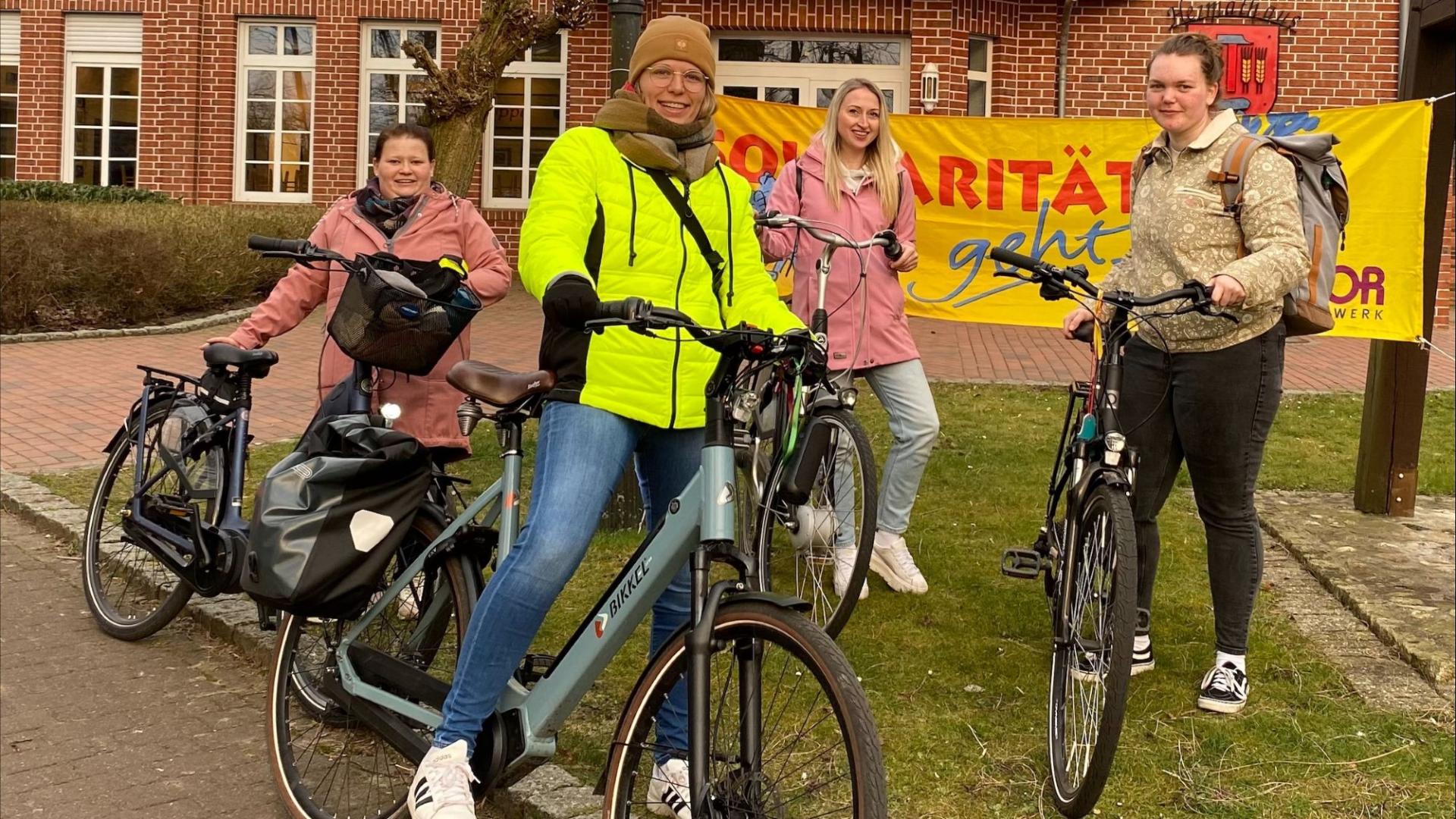 Fastenmarsch mit Fahrrad