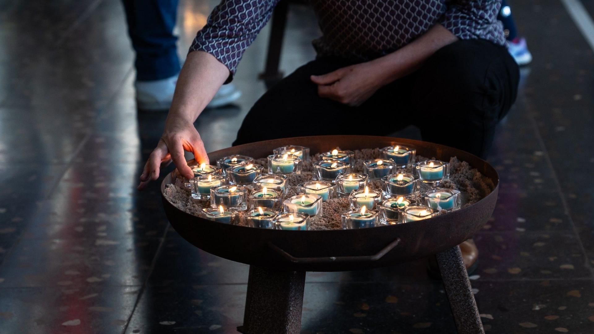 Kerzen im Gottesdienst