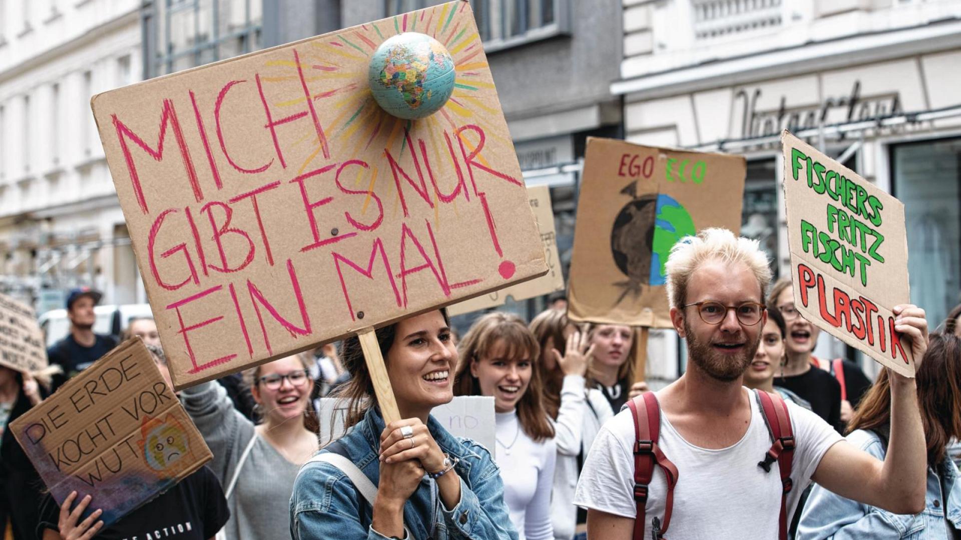 Demo für Klimaschutz