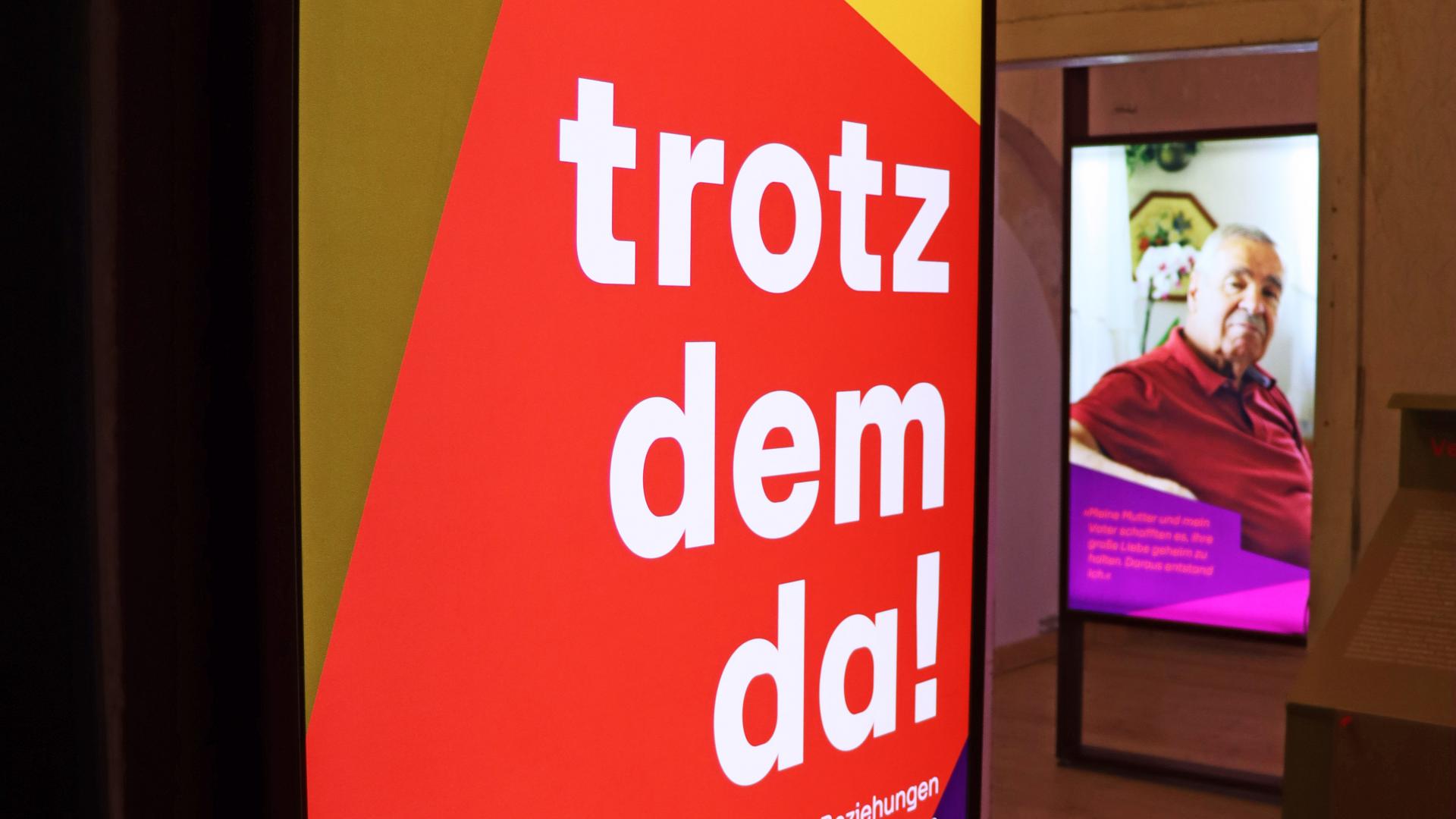 Bild der Ausstellung trotzdem da in der Gedenkstätte Augustaschacht