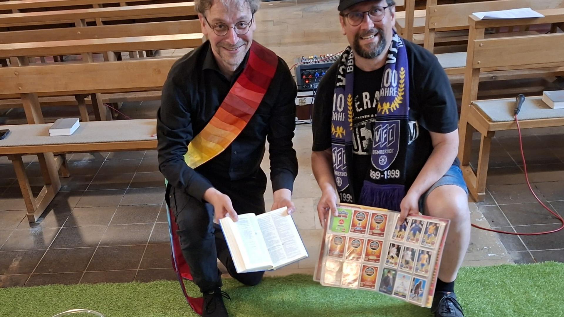 Kirche und Fußball