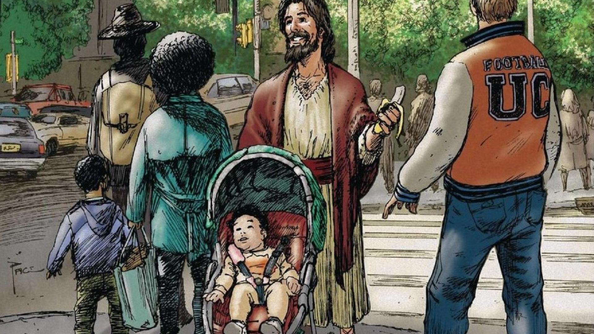 Jesus in dem Comic "Second Coming"