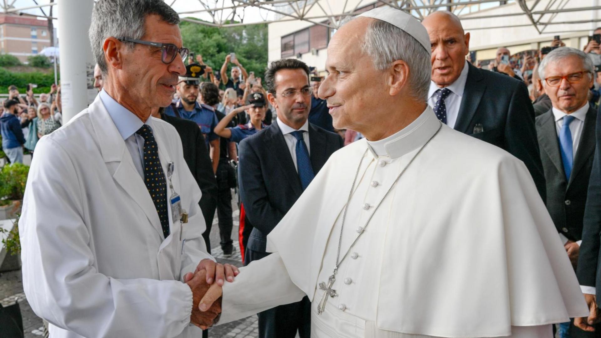 Papst Leo und sein Arzt, Stefano Margaritora